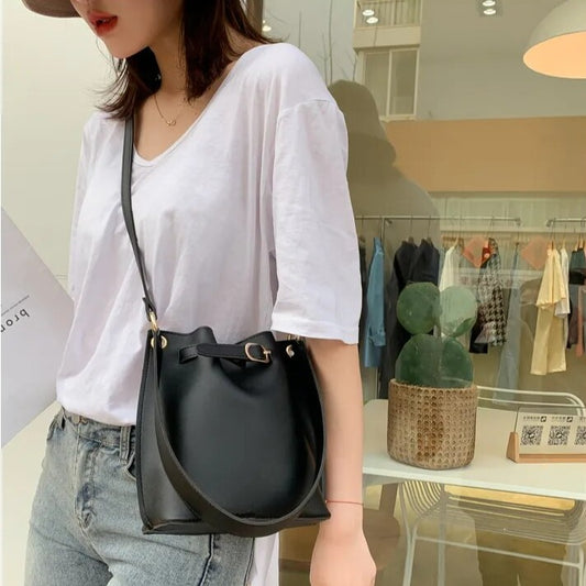 PU Leather Bucket Bags