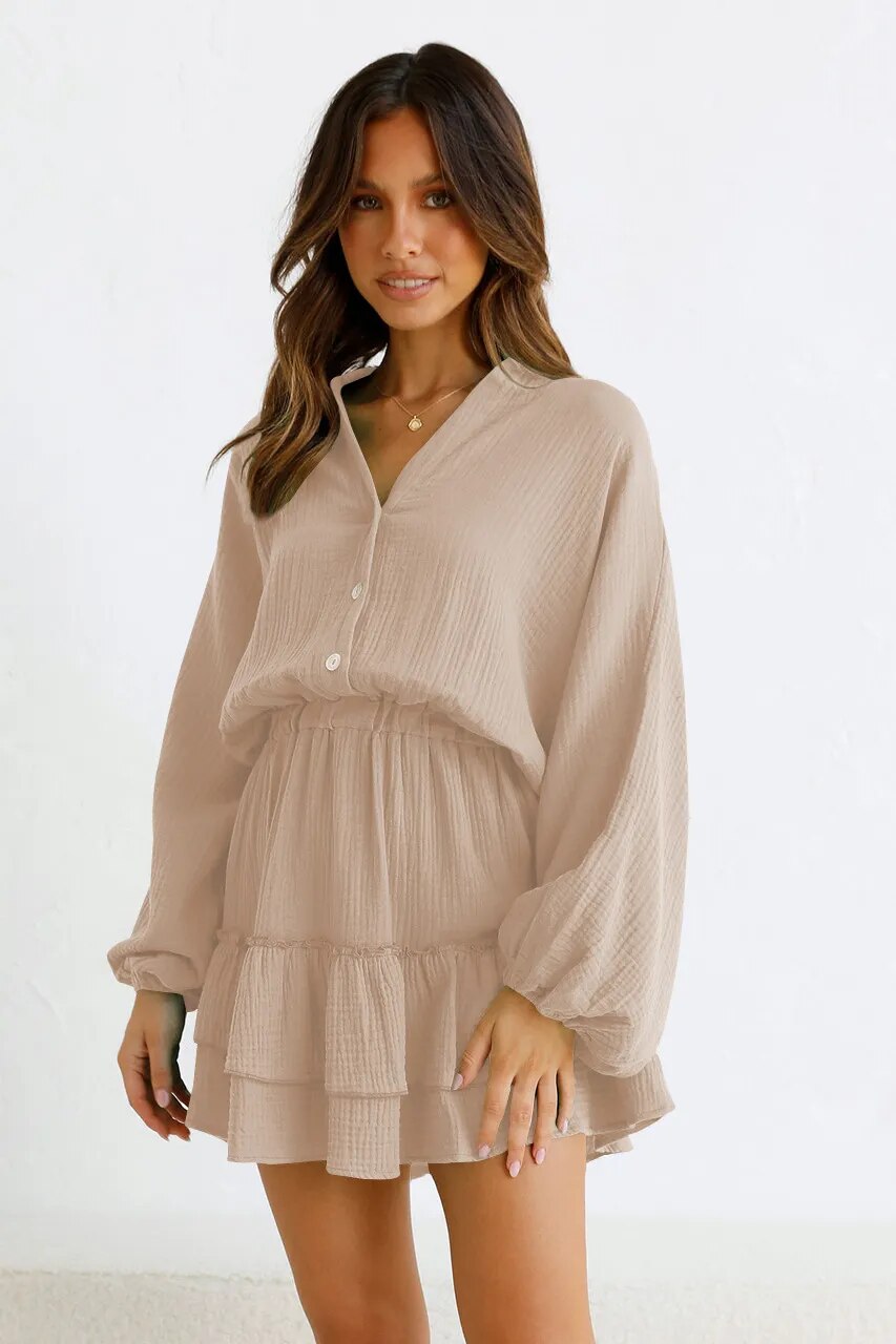 Long Sleeve Shirt Dress