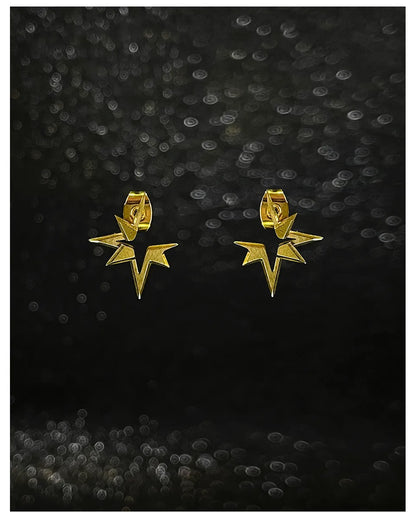 Gold Stars Earings