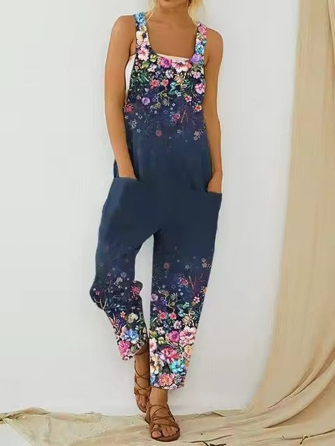 Deep Crotch Casual Jumpsuit – Relaxed Style with Modern Flair