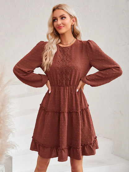 Round Neck Boho Dress