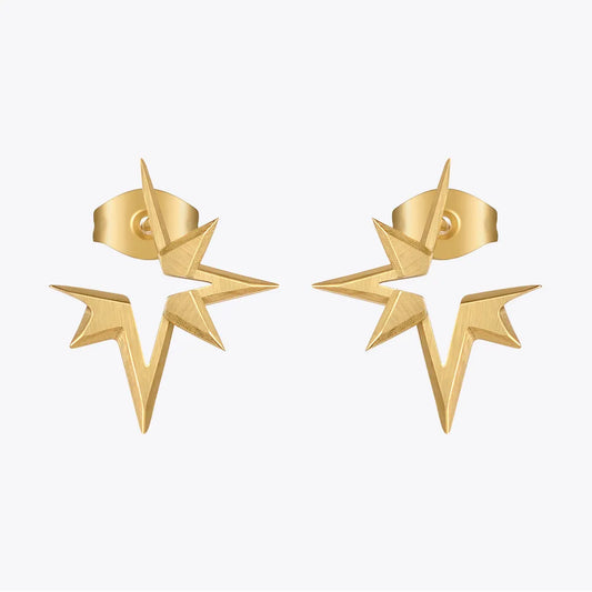 Gold Stars Earings