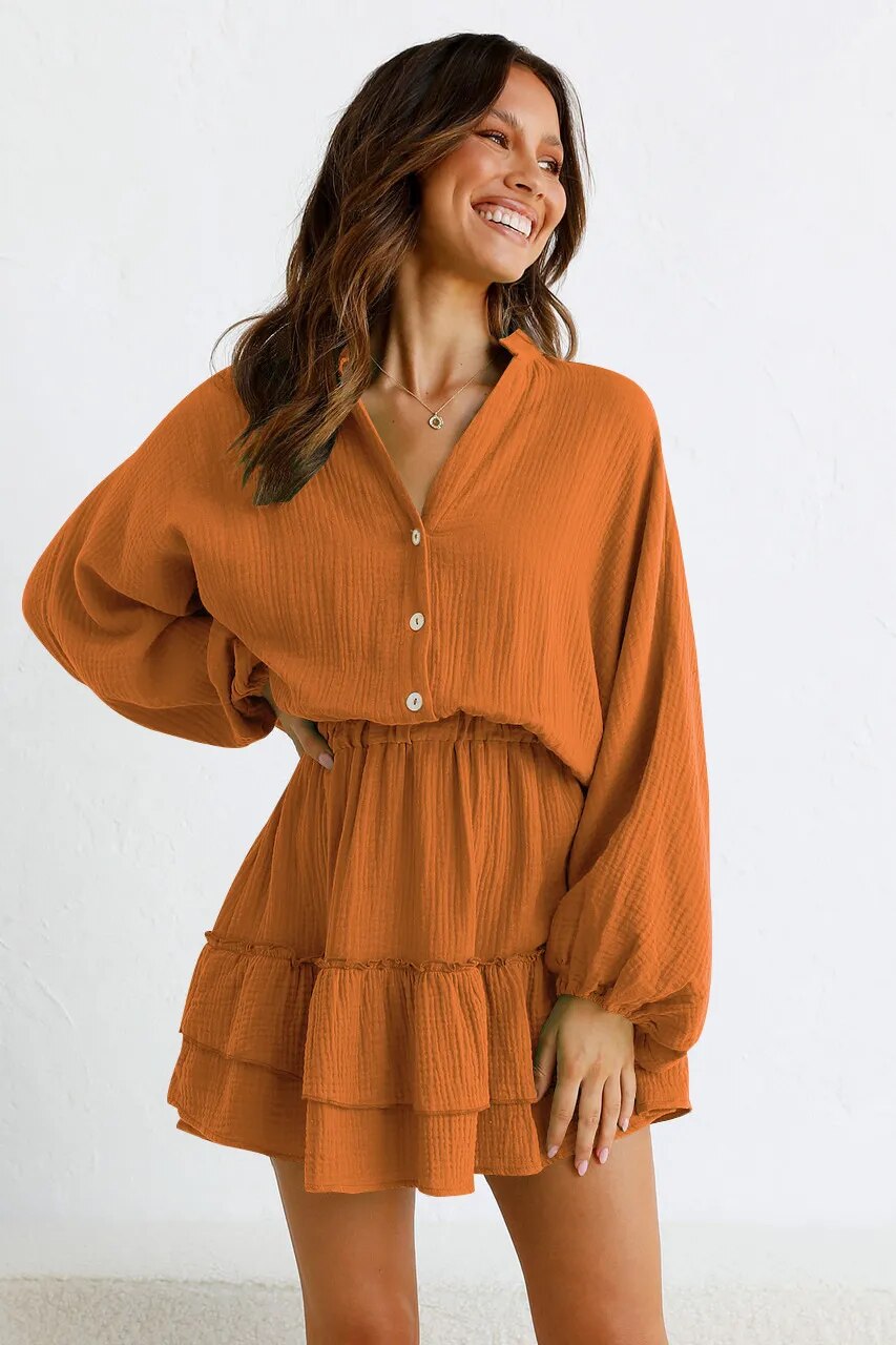 Long Sleeve Shirt Dress