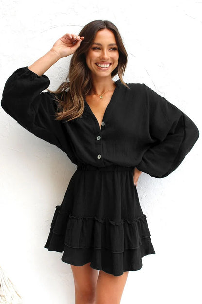 Long Sleeve Shirt Dress