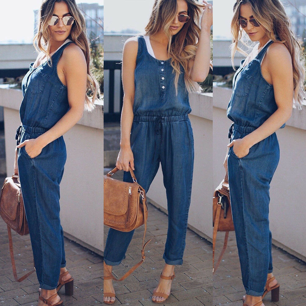 Denim Wash Overall for Summer