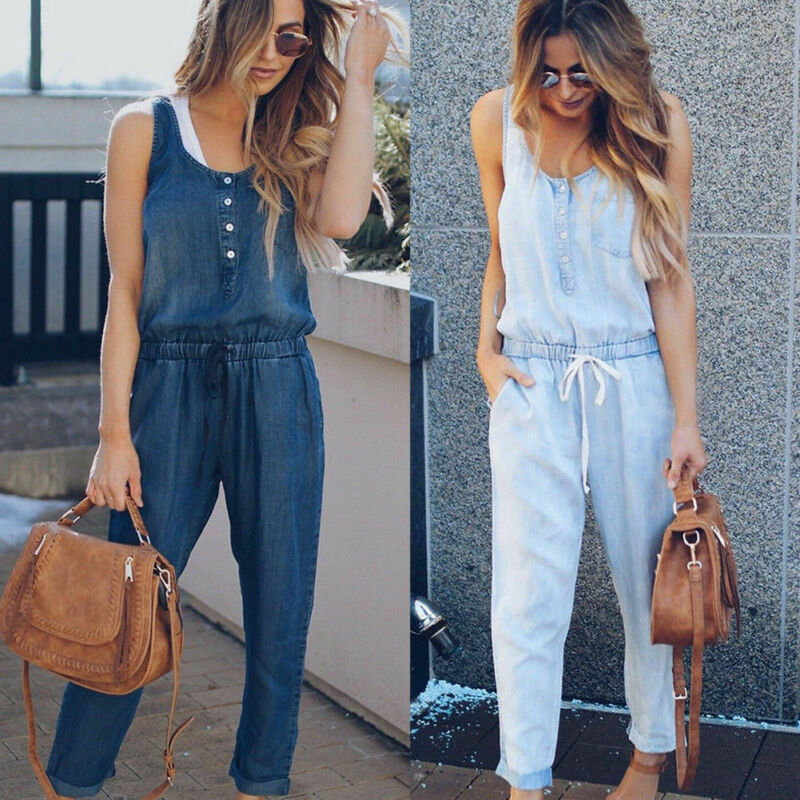 Denim Wash Overall for Summer