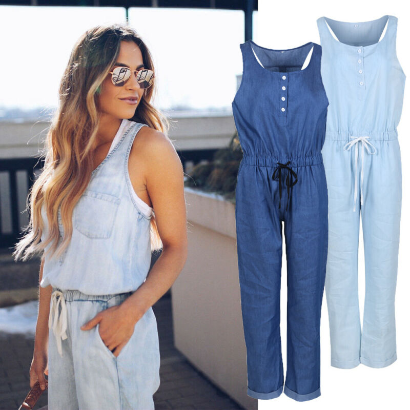 Denim Wash Overall for Summer