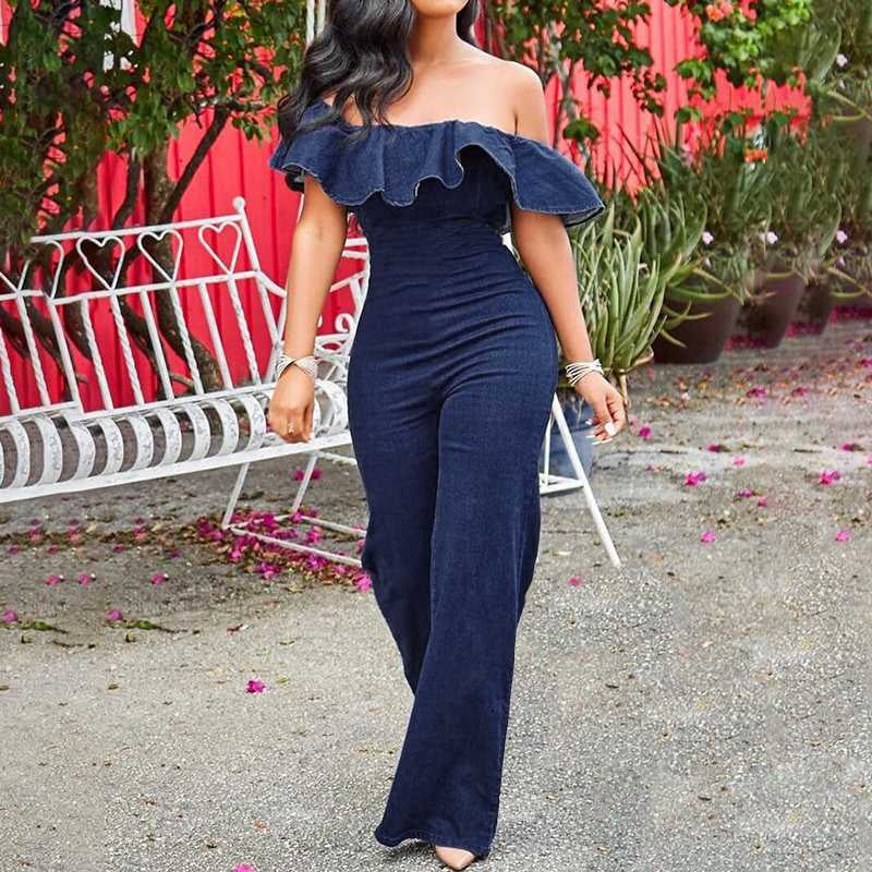 Women Ruffled Jumpsuit