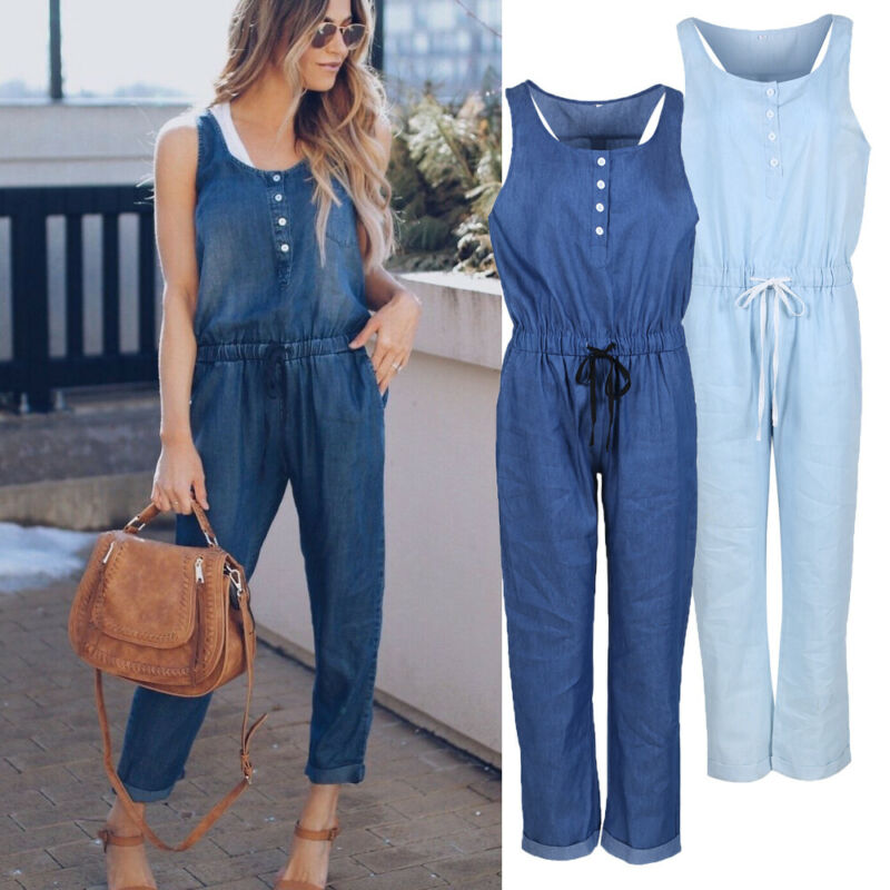 Denim Wash Overall for Summer