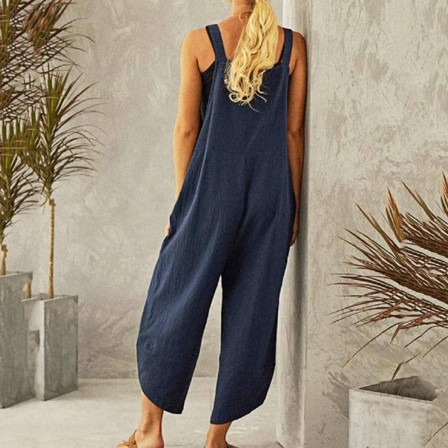 Strap Loose Jumpsuit