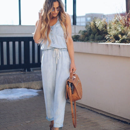 Denim Wash Overall for Summer