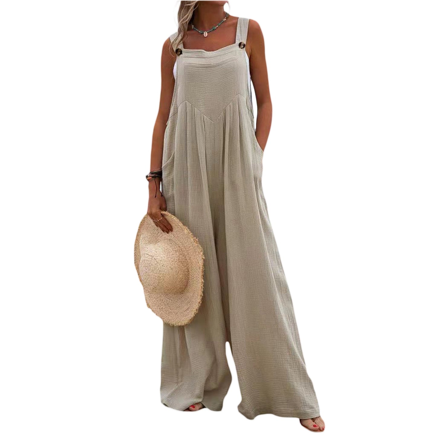 Summer Wide Leg Jumpsuit