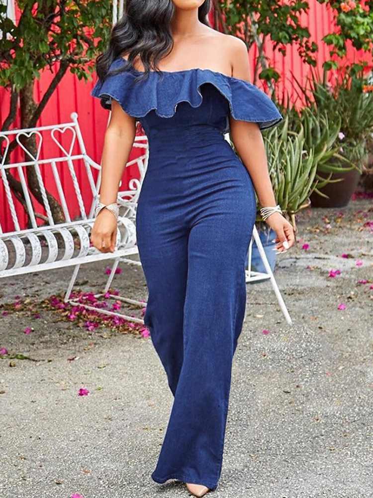 Women Ruffled Jumpsuit