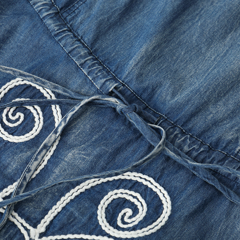 Boho Denim Dress – Effortless Charm for Every Season